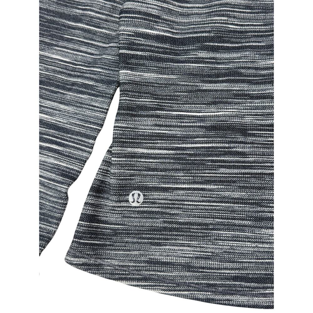 LULULEMON Melodic Movement Long Sleeve Size 8 Mini Space Dye Herringbone Heather - Picture 8 of 8